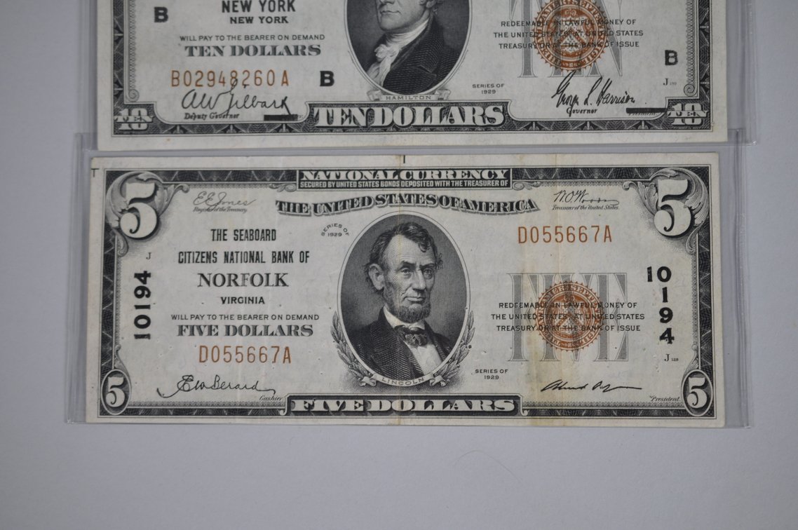 1929 Small Type Brown Seal Nat’l Currency, photo 4 of 14
