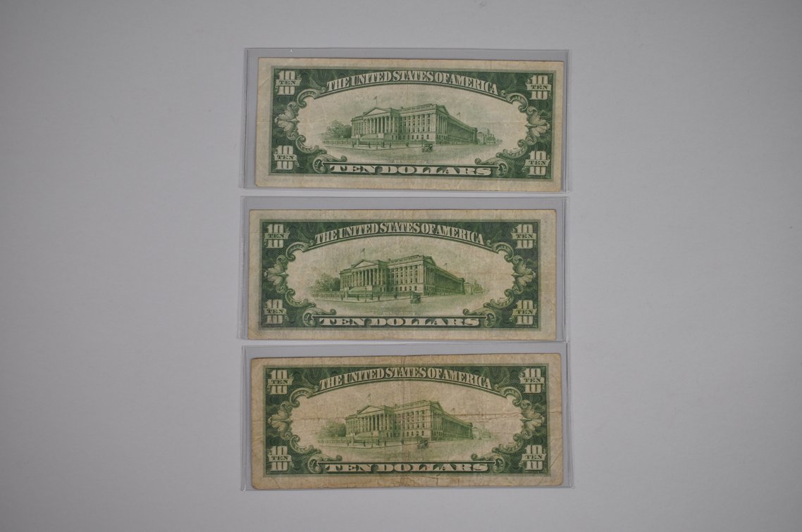 1934A $10 Small Type Silver Certificates, photo 8 of 13