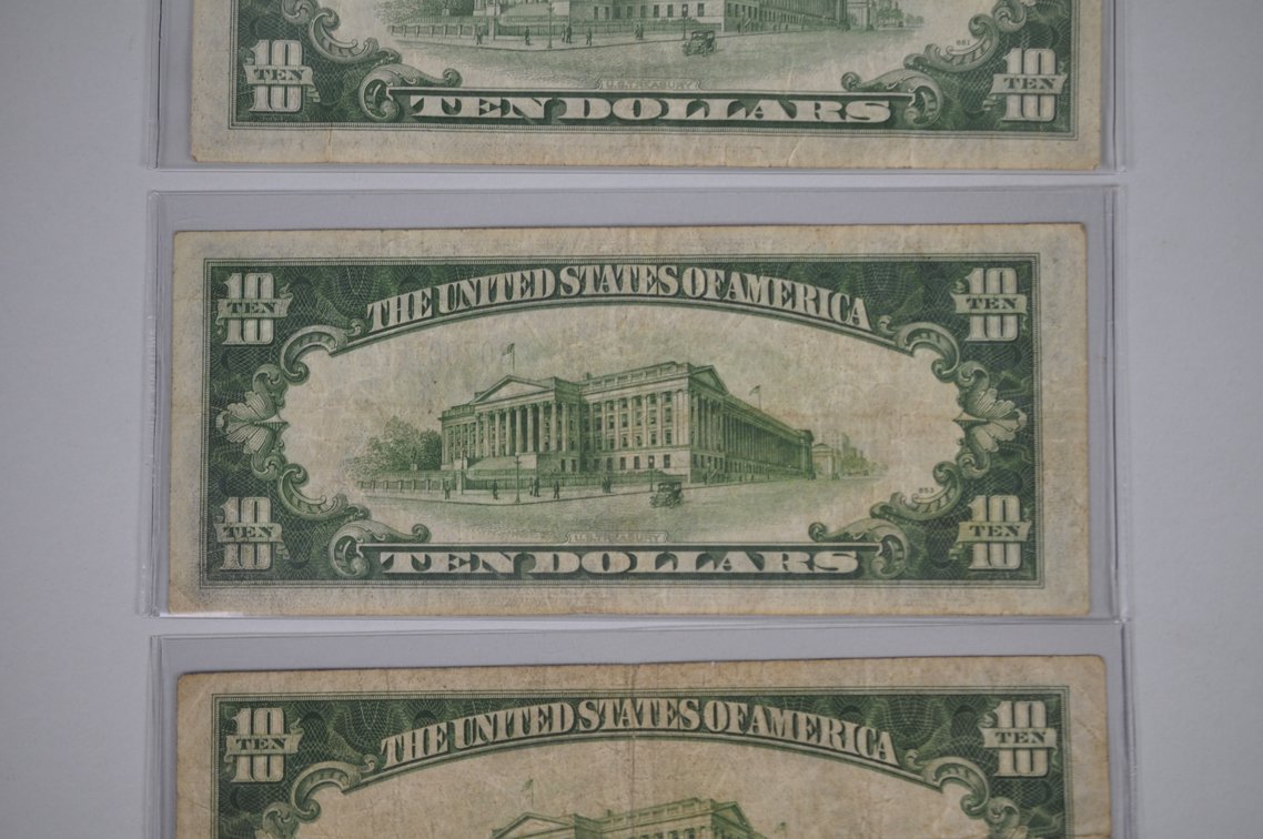 1934A $10 Small Type Silver Certificates, photo 11 of 13