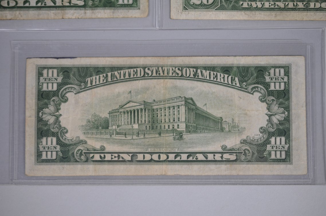 1934 A–D Small Type $10 & $20 Green Seal, photo 11 of 13