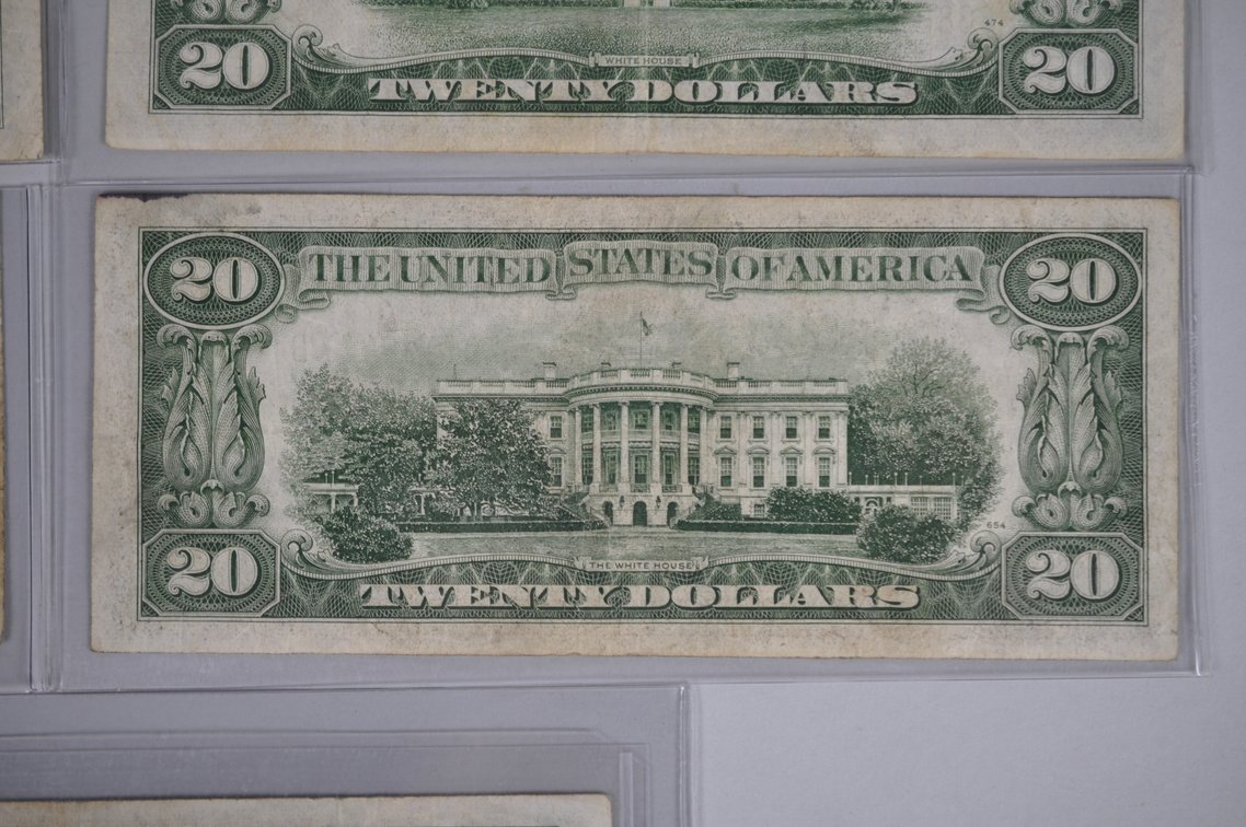 1934 A–D Small Type $10 & $20 Green Seal, photo 12 of 13