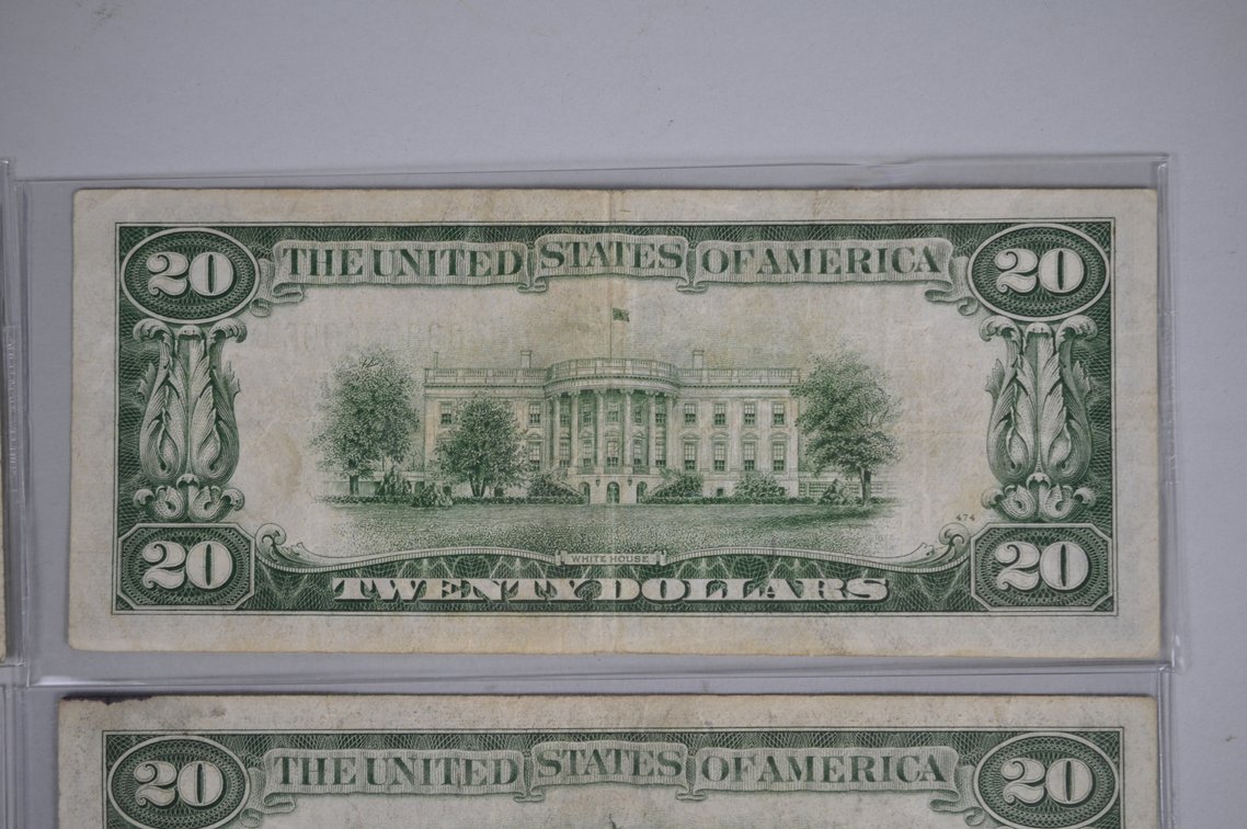 1934 A–D Small Type $10 & $20 Green Seal, photo 13 of 13