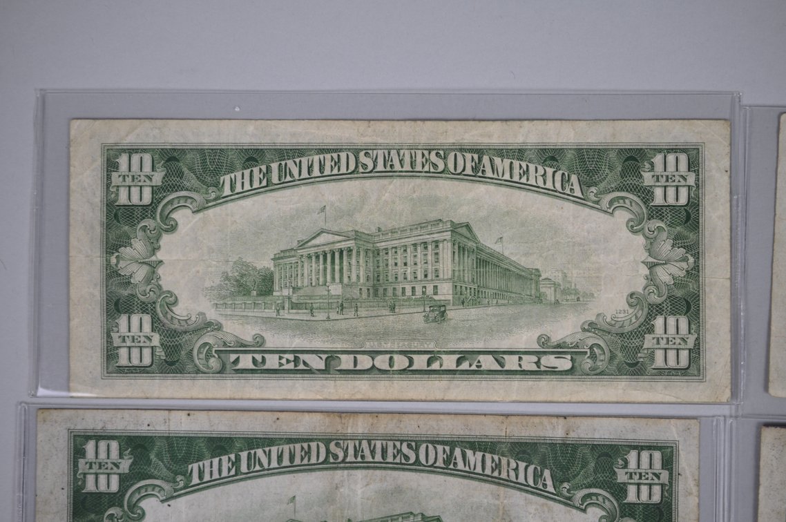 1934 A–D Small Type $10 & $20 Green Seal, photo 9 of 13