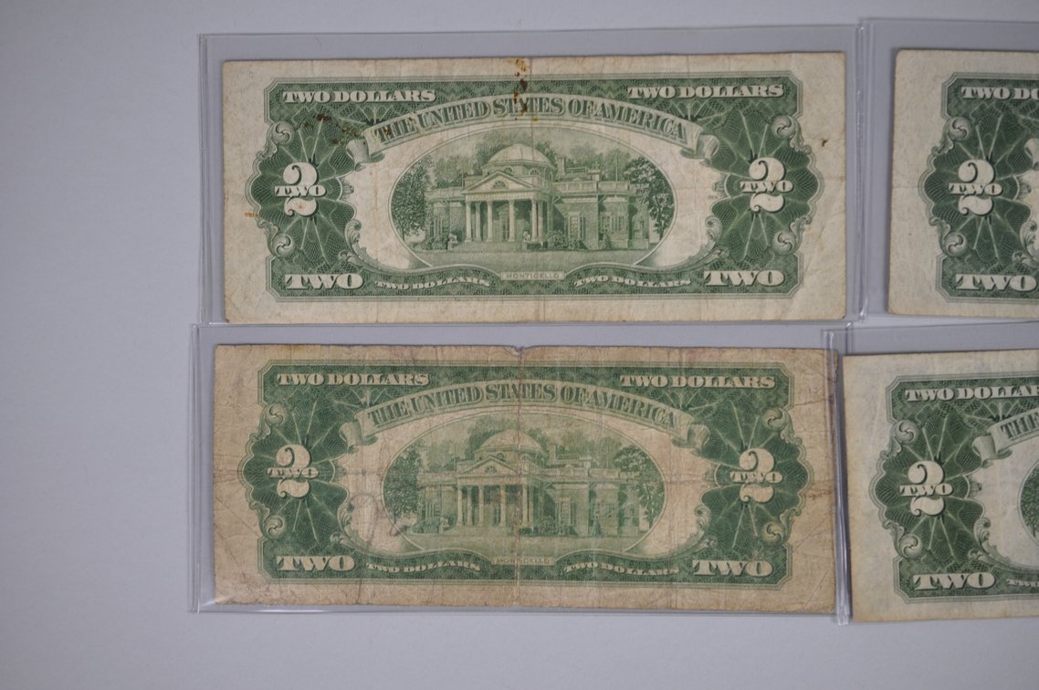 Assorted Small Type $2 Red Seal Notes, photo 10 of 20