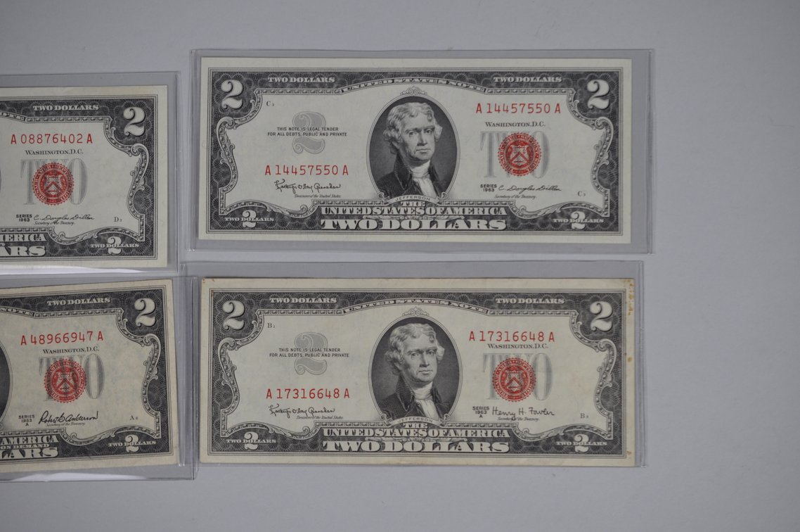 Assorted Small Type $2 Red Seal Notes, photo 18 of 20