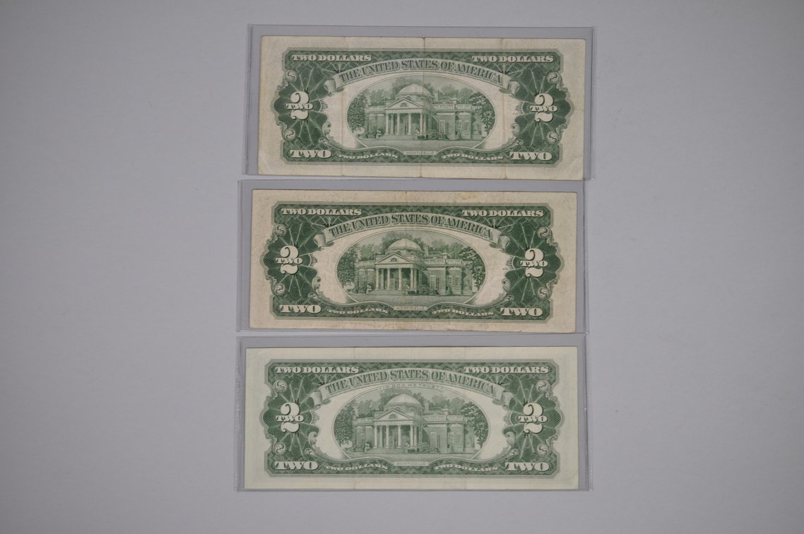 Assorted Small Type $2 Red Seal Notes, photo 4 of 20