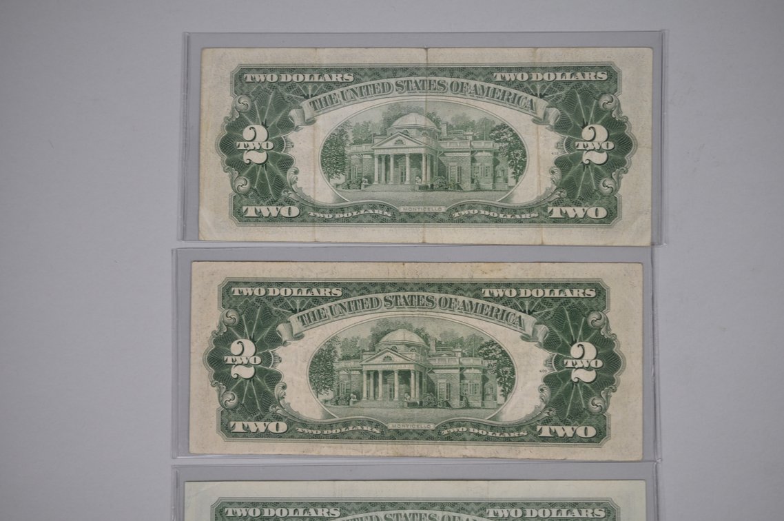 Assorted Small Type $2 Red Seal Notes, photo 5 of 20