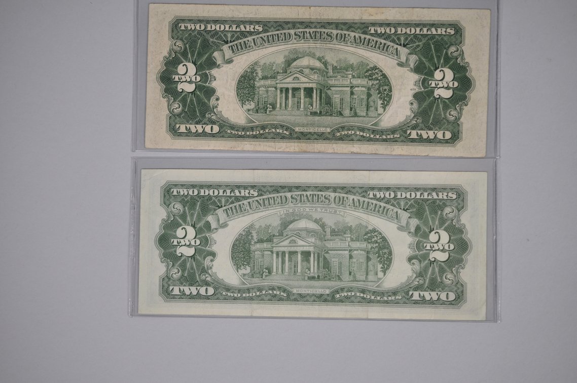 Assorted Small Type $2 Red Seal Notes, photo 6 of 20