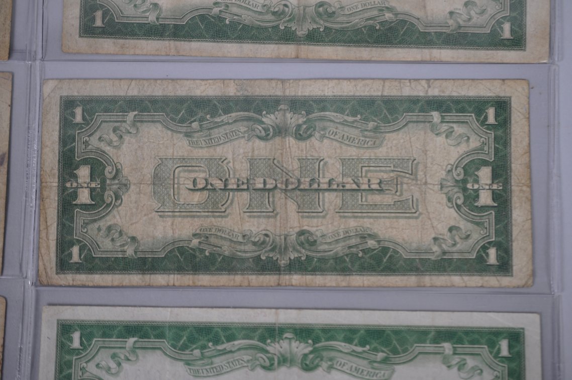 1928 One Dollar Blue Silver Certificate & 1935 Brown Hawaii, photo 14 of 15