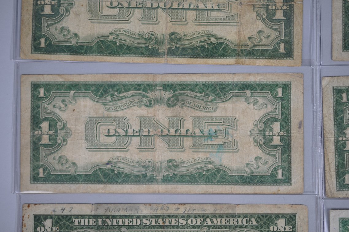 1928 One Dollar Blue Silver Certificate & 1935 Brown Hawaii, photo 11 of 15