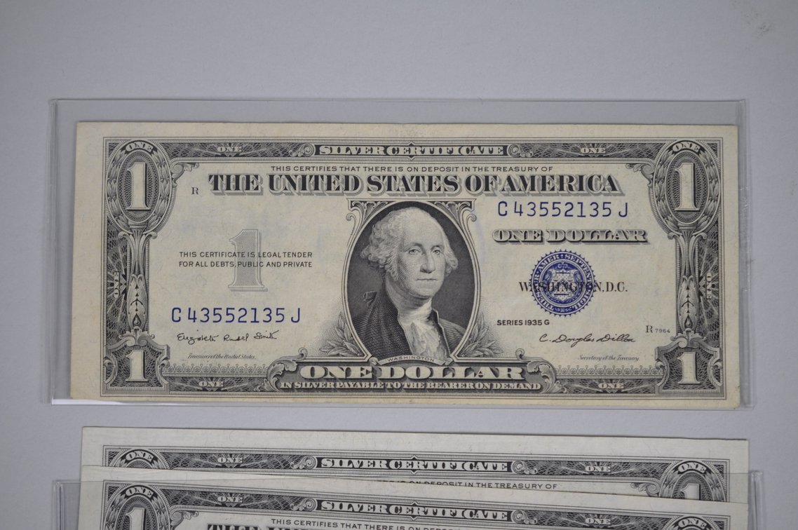1935 $1 Blue Seal, Star Dollars, Emergency N. African Emergency Notes, photo 12 of 20