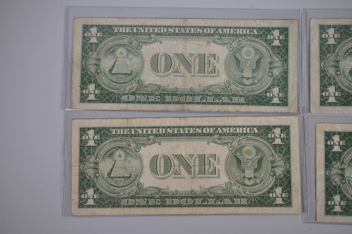1935 $1 Blue Seal, Star Dollars, Emergency N. African Emergency Notes, photo 20 of 20
