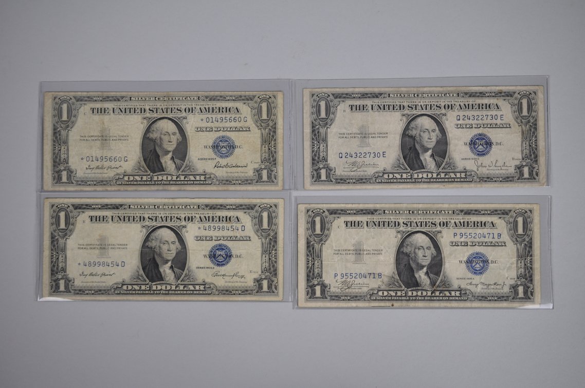 1935 $1 Blue Seal, Star Dollars, Emergency N. African Emergency Notes, photo 16 of 20