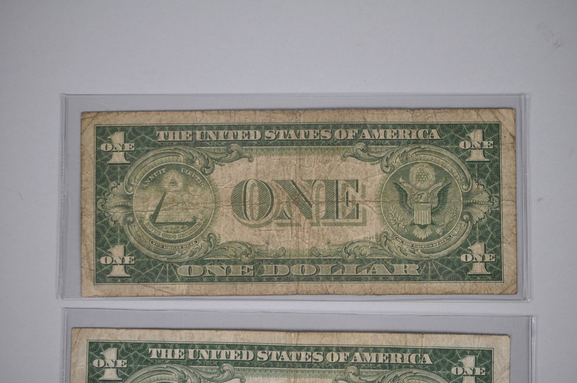 1935 $1 Blue Seal, Star Dollars, Emergency N. African Emergency Notes, photo 6 of 20