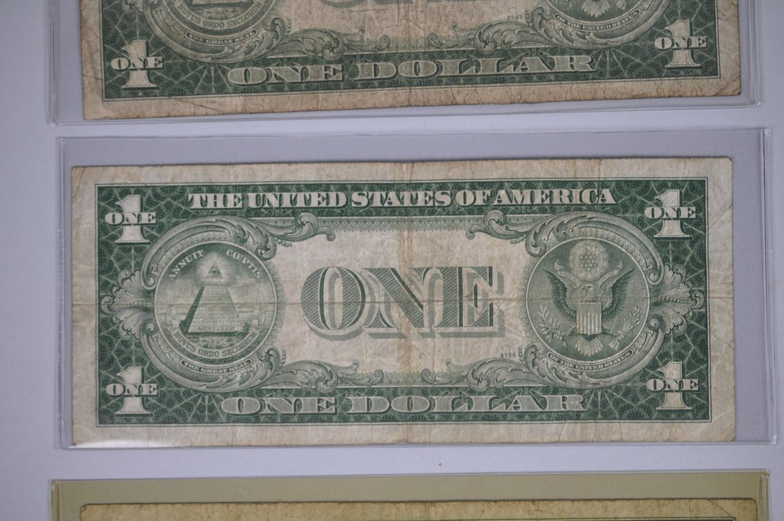 1935 $1 Blue Seal, Star Dollars, Emergency N. African Emergency Notes, photo 7 of 20