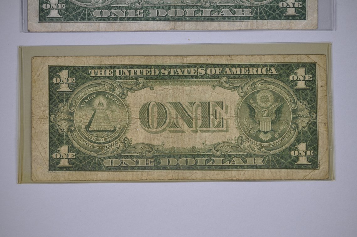 1935 $1 Blue Seal, Star Dollars, Emergency N. African Emergency Notes, photo 8 of 20