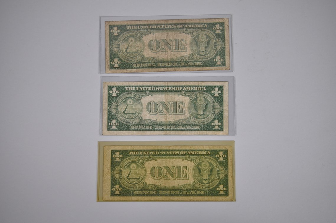 1935 $1 Blue Seal, Star Dollars, Emergency N. African Emergency Notes, photo 5 of 20