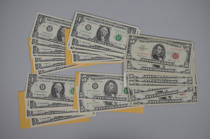 $1/$5 Star Notes & Concurrent Serial Numbers