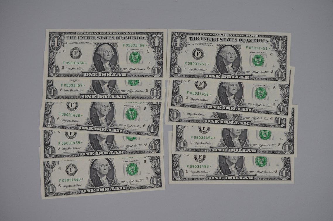 $1/$5 Star Notes & Concurrent Serial Numbers, photo 7 of 20