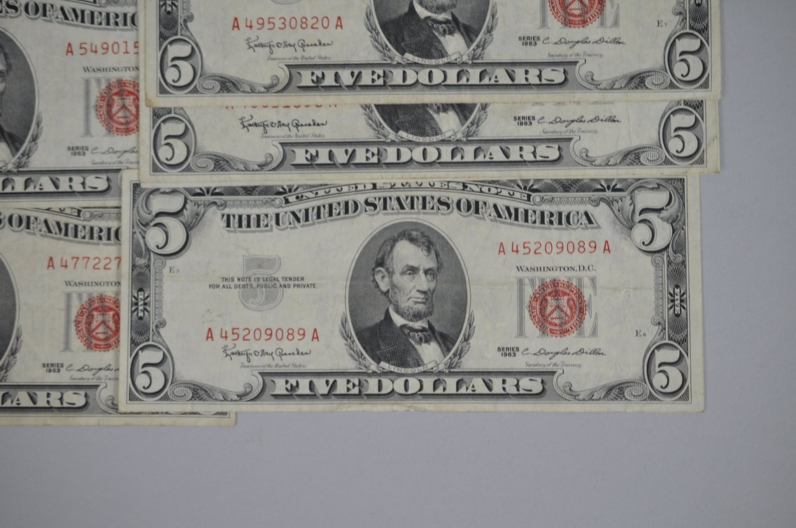 $1/$5 Star Notes & Concurrent Serial Numbers, photo 4 of 20