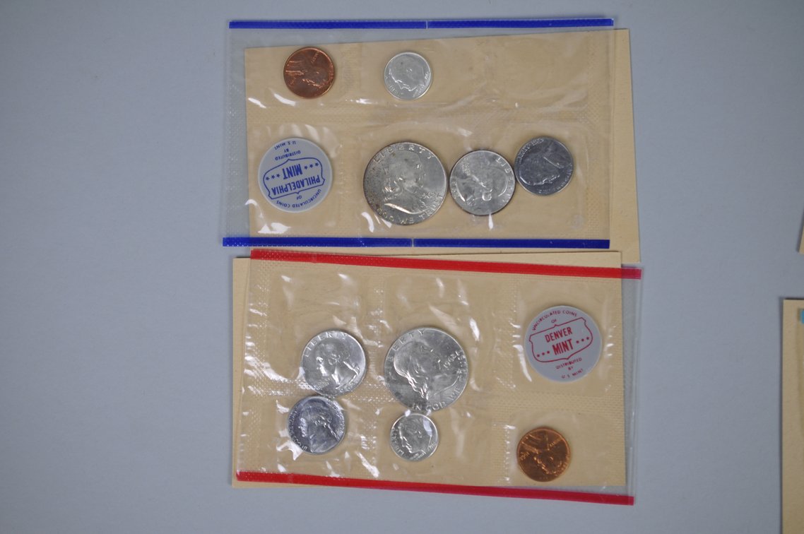 Assorted Coins, Tokens & 1962–63 Unc. Sets, photo 2 of 19