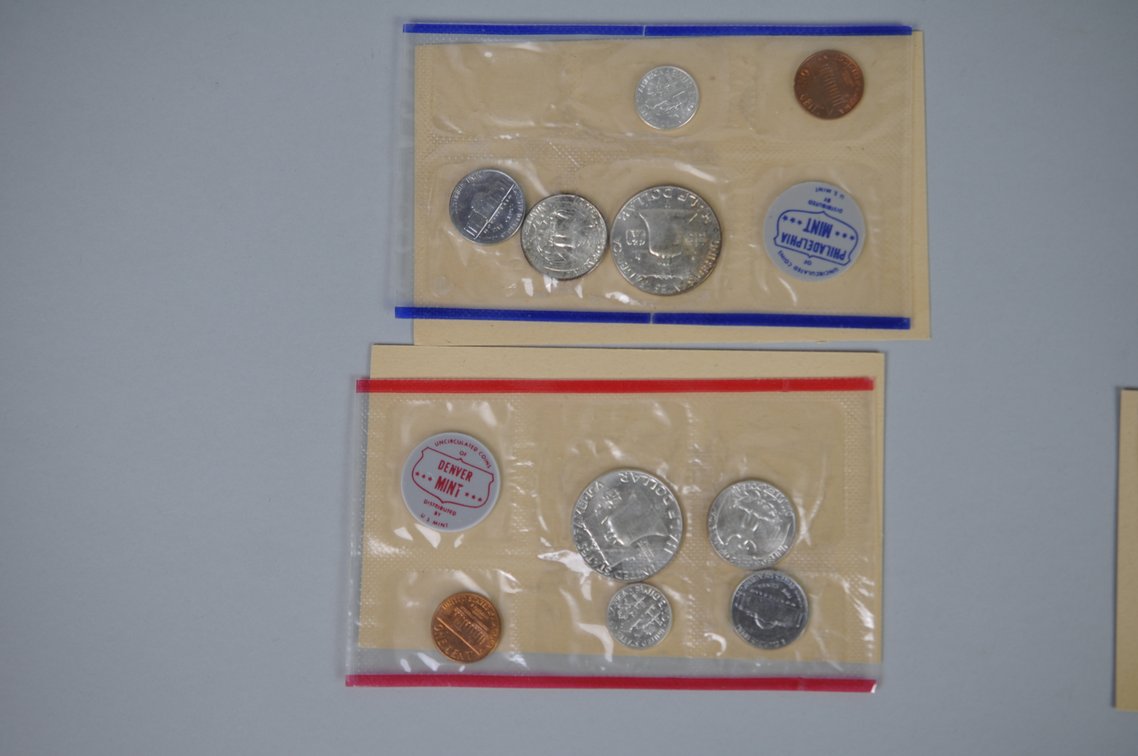 Assorted Coins, Tokens & 1962–63 Unc. Sets, photo 3 of 19