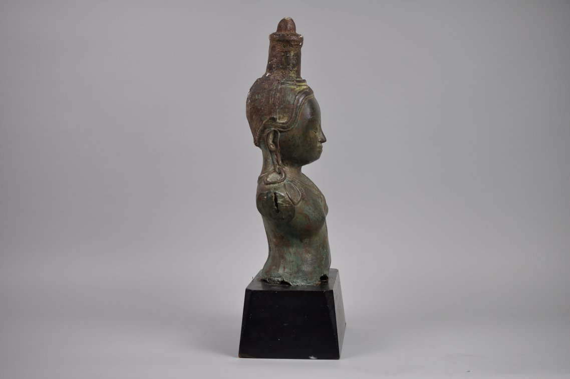 Bronze Buddha Diety Bust, photo 8 of 20