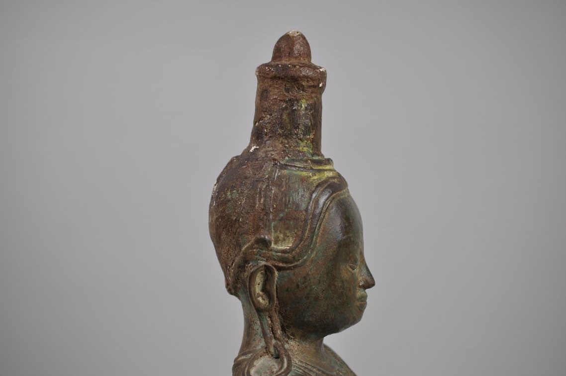 Bronze Buddha Diety Bust, photo 10 of 20