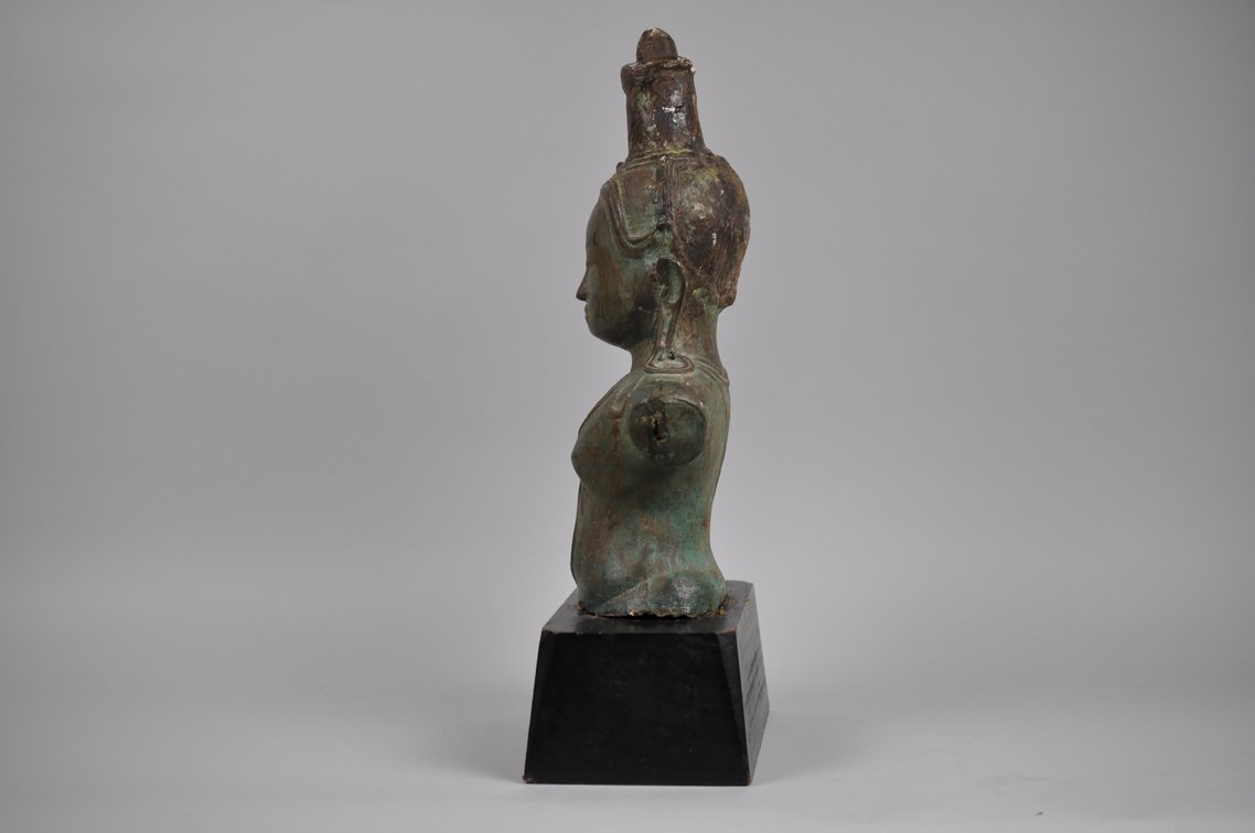 Bronze Buddha Diety Bust, photo 15 of 20
