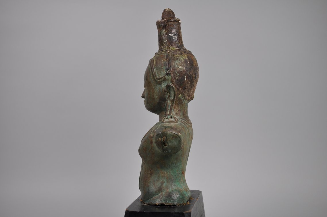 Bronze Buddha Diety Bust, photo 16 of 20