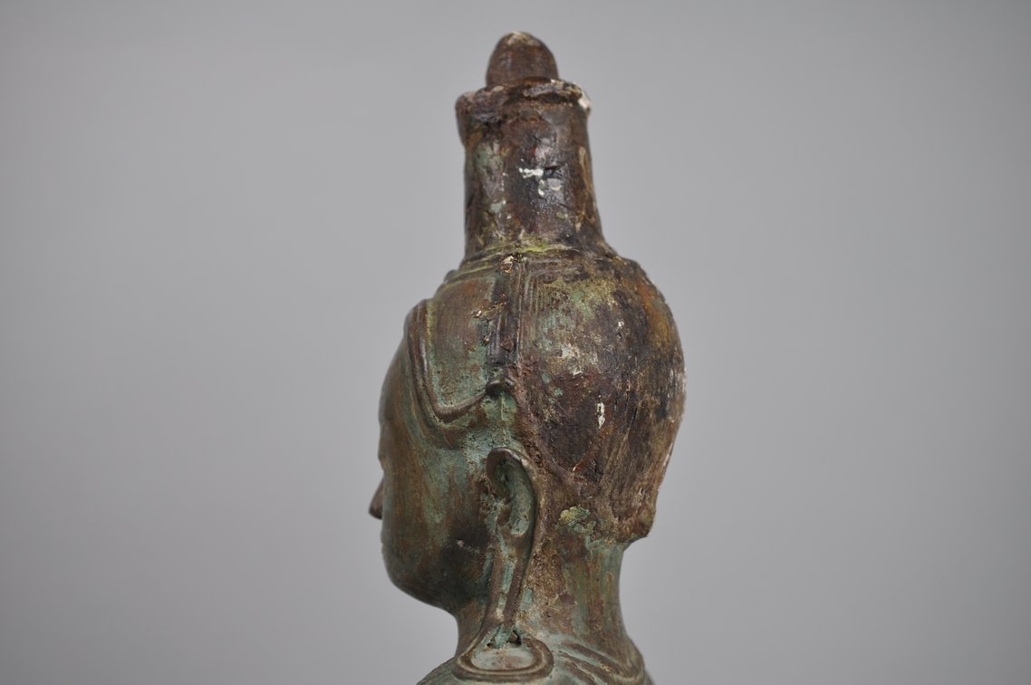 Bronze Buddha Diety Bust, photo 17 of 20