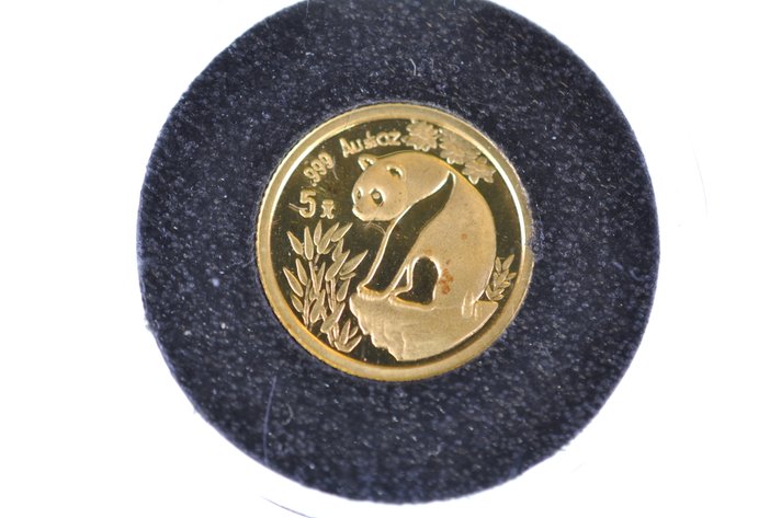 1993 Chinese Five Yuan Gold Panda Coin