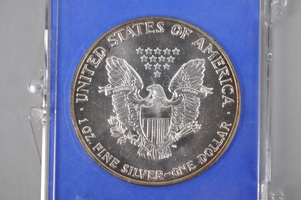 1987 American Silver Eagle, photo 2 of 4