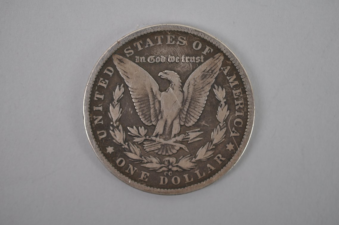 1879 Morgan Silver Dollar Carson City, photo 2 of 2