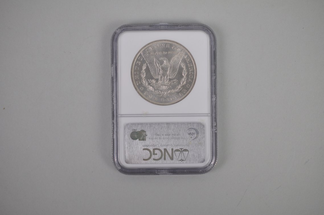 1884-O Morgan Silver Dollar Graded, photo 2 of 4