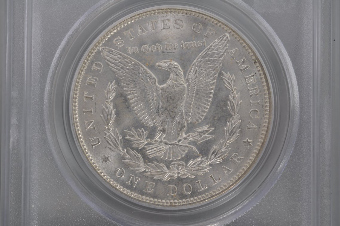 1887 Morgan Silver Dollar Graded, photo 4 of 4