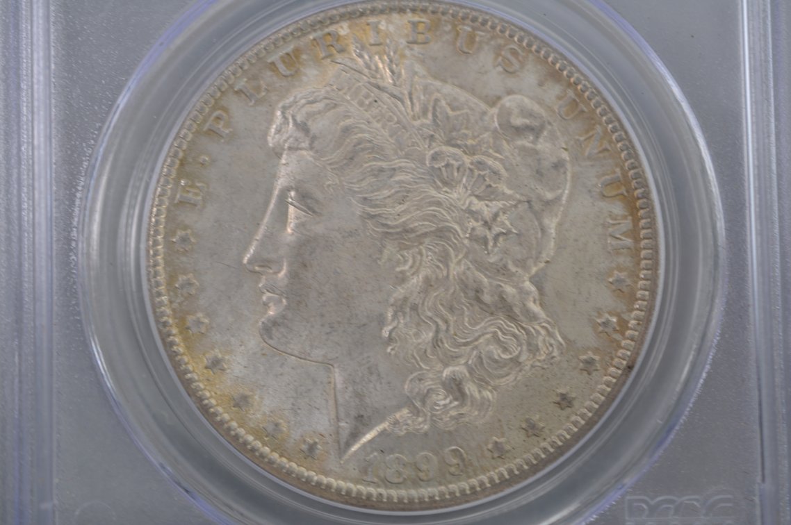1899-O Morgan Silver Dollar Graded, photo 3 of 4
