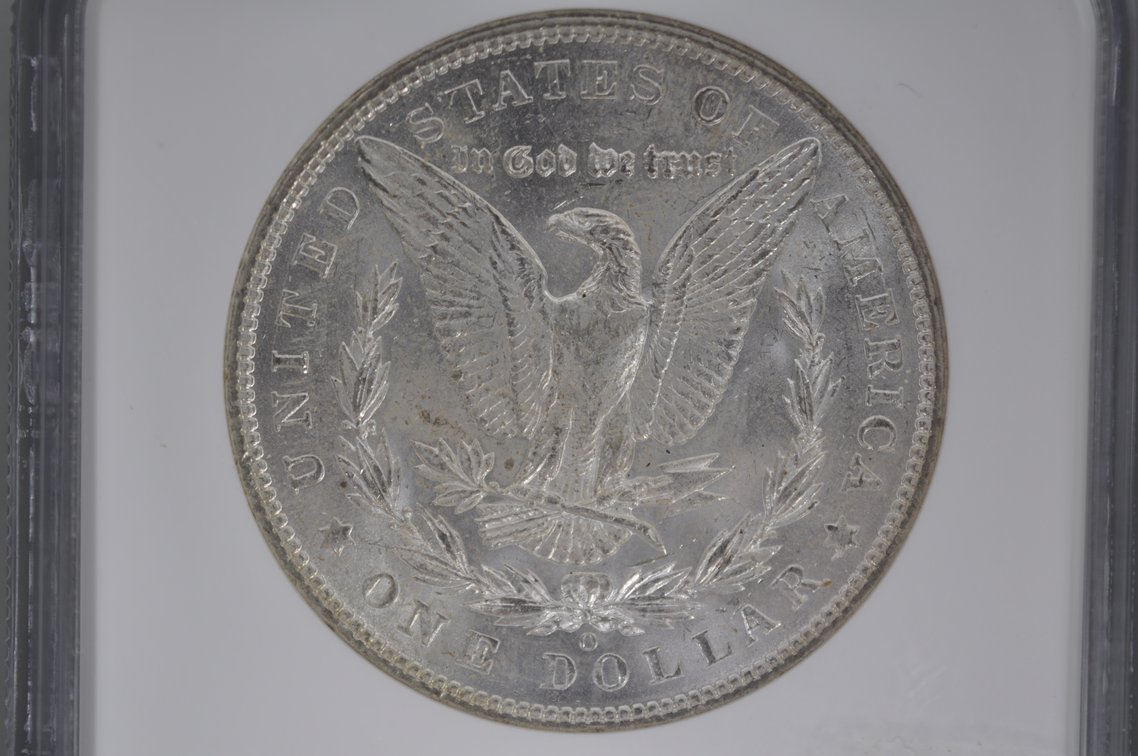 1904-O Morgan Silver Dollar Graded NGC MS62, photo 4 of 4
