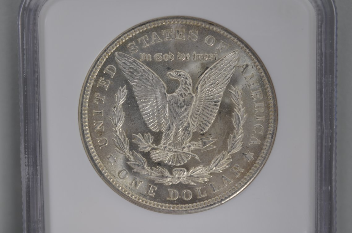 1921 Morgan Silver Dollar Graded, photo 4 of 4