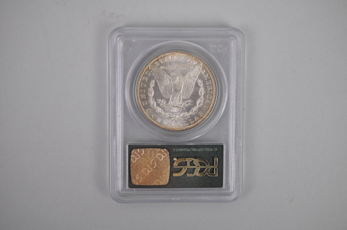 1884-CC Morgan Silver Dollar Graded, photo 2 of 4