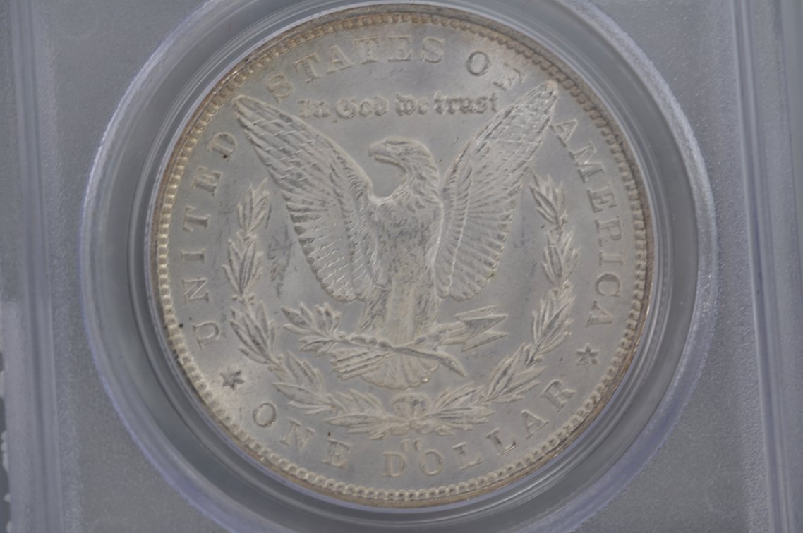 1880-CC Morgan Silver Dollar Graded PCGS MS64, photo 4 of 4
