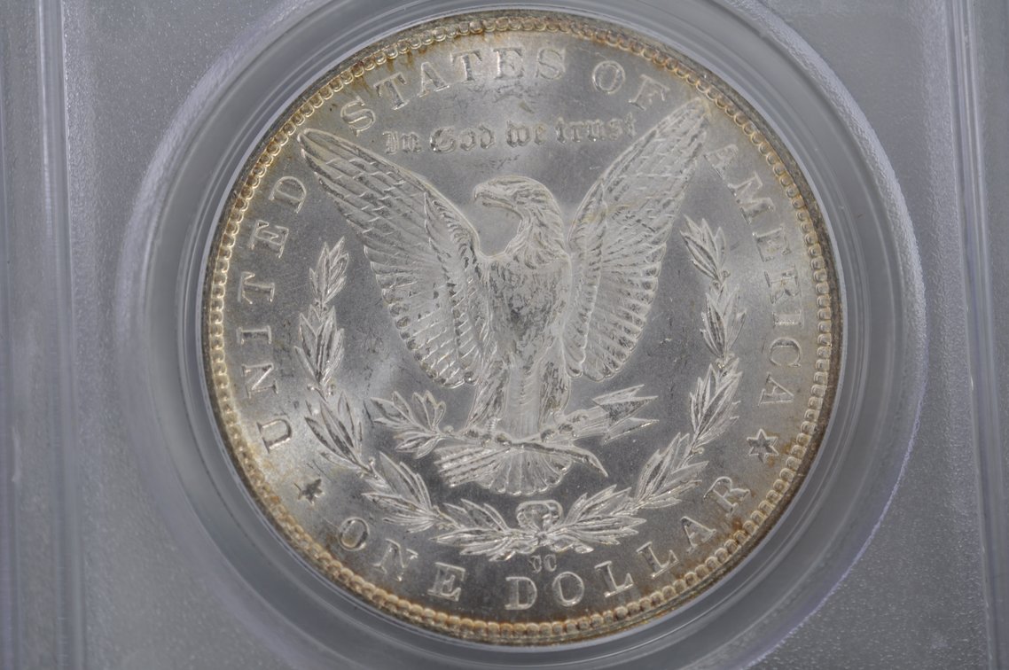 1884-CC Morgan Silver Dollar Graded, photo 4 of 4
