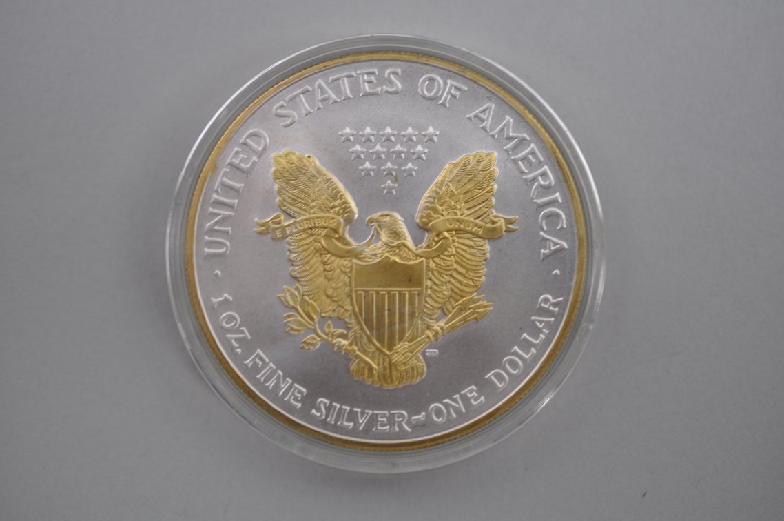 American Silver Eagle Colorized, photo 6 of 7