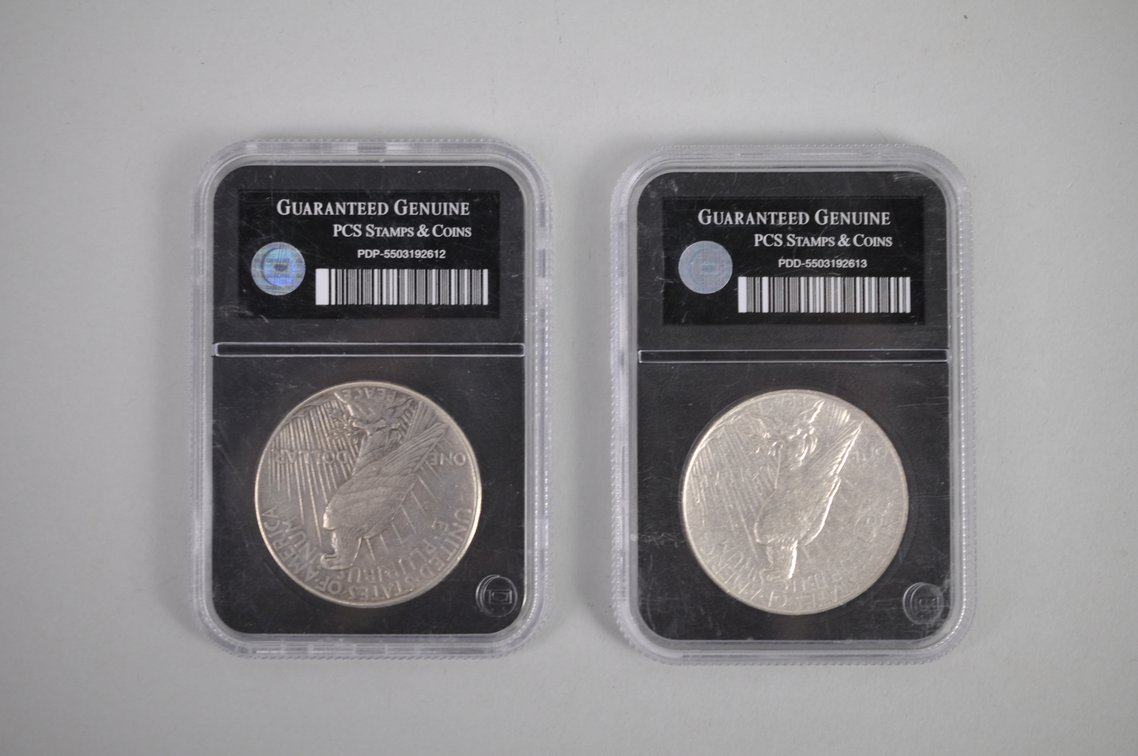 1926 Silver Peace Dollars Slabbed-PCS, photo 2 of 6