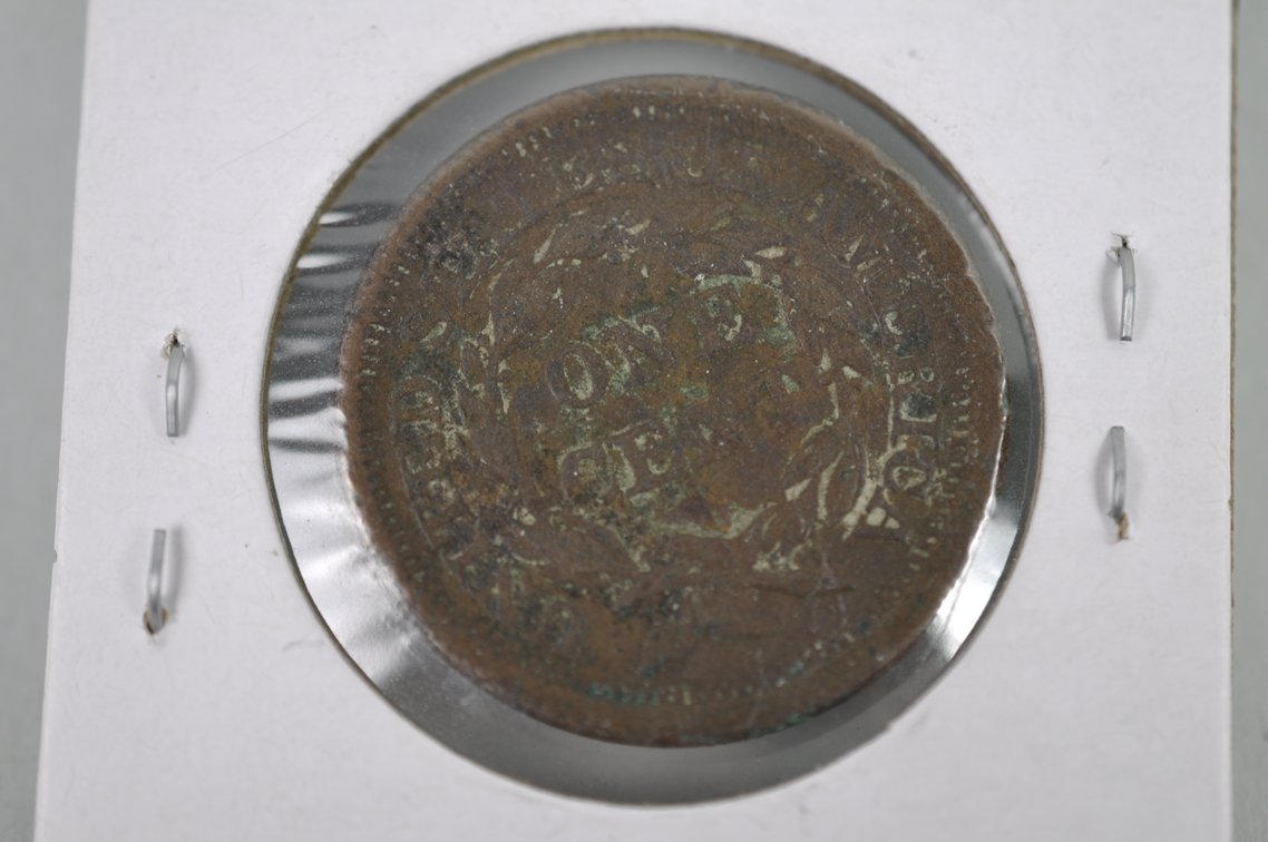 1850 Liberty Head Copper Penny, photo 4 of 4