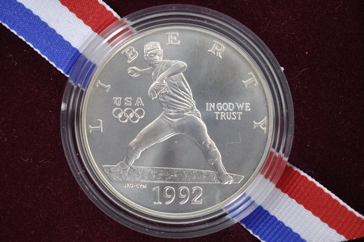 1992 Olympic Baseball Commemorative Silver Dollar