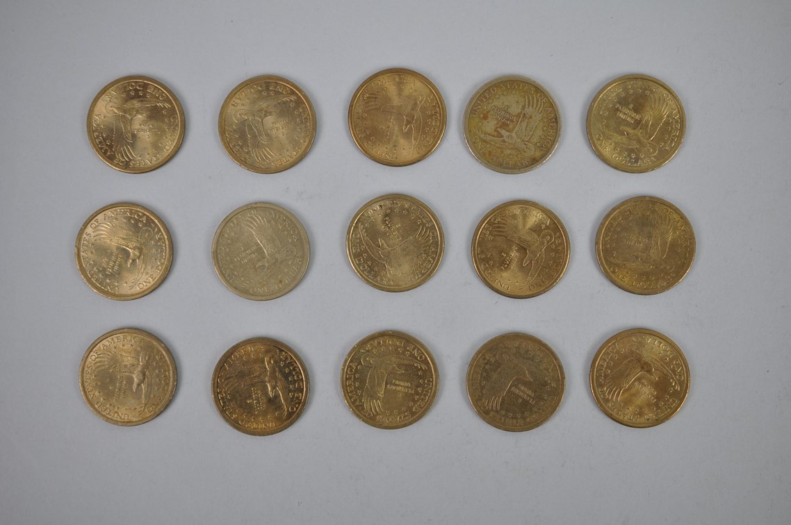 1976 Clad Eisenhower Dollars & Sacagawea Dollar Coins, photo 7 of 9