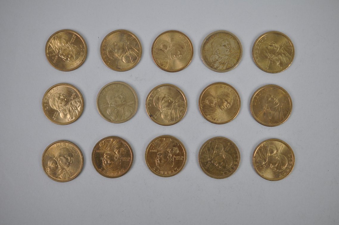 1976 Clad Eisenhower Dollars & Sacagawea Dollar Coins, photo 6 of 9