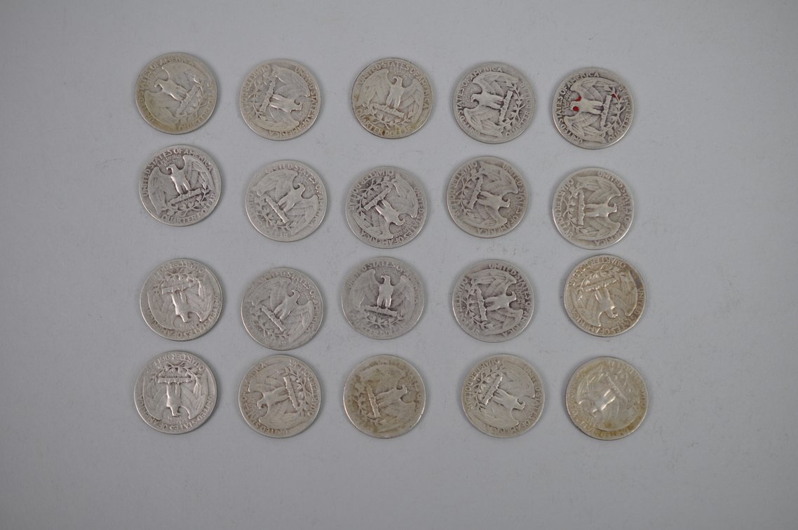90% Silver Quarters, photo 2 of 4