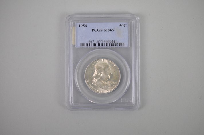 1956 Franklin Half Dollar- PCGS MS65
